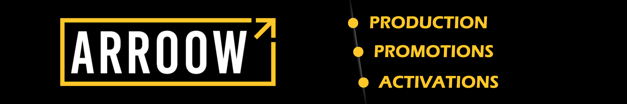 Arrow promotional banner